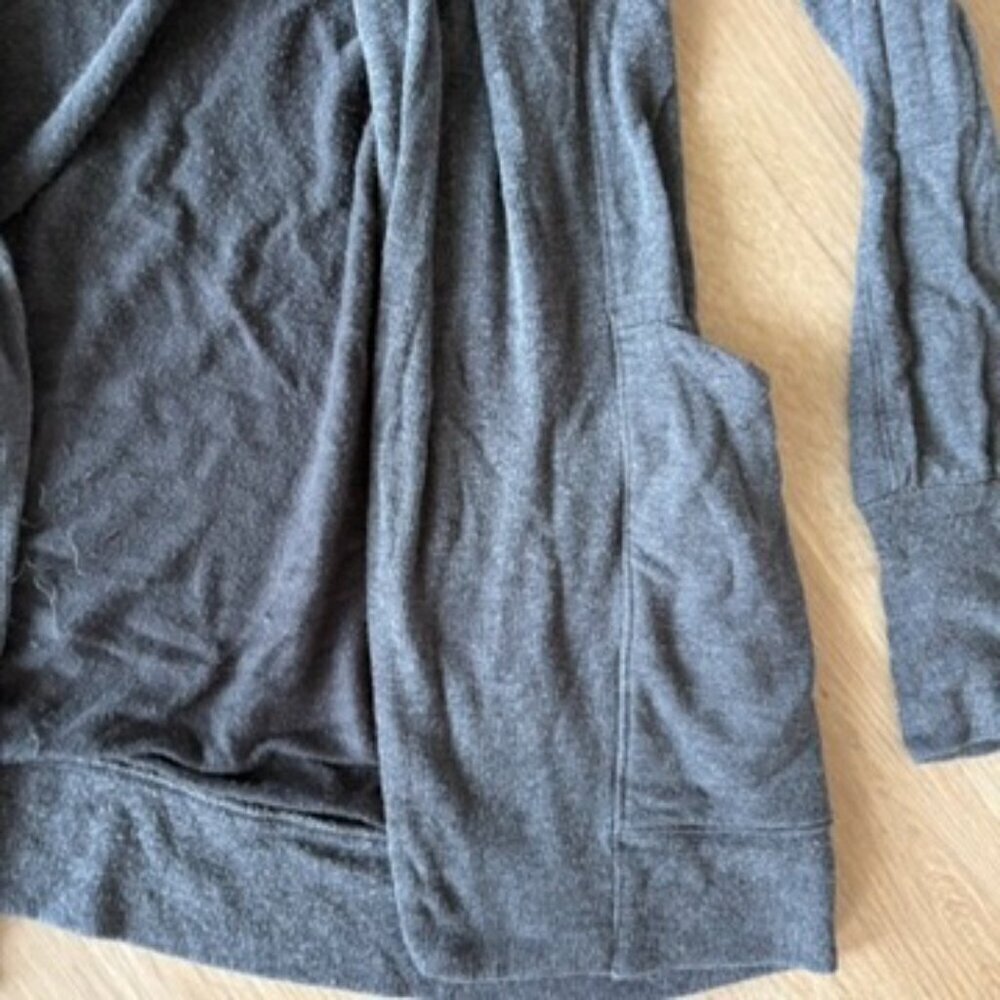 ** Athleta Studio Wrap Charcoal Heather Gray Small - Picture 4 of 10